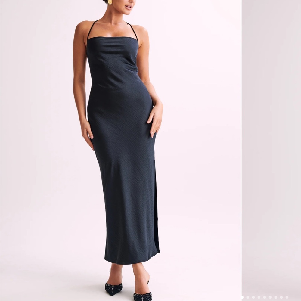 sydney straight neck slip maxi dress